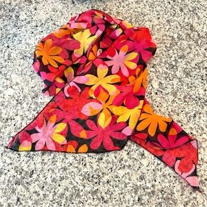 Vintage Floral Neck Scarf